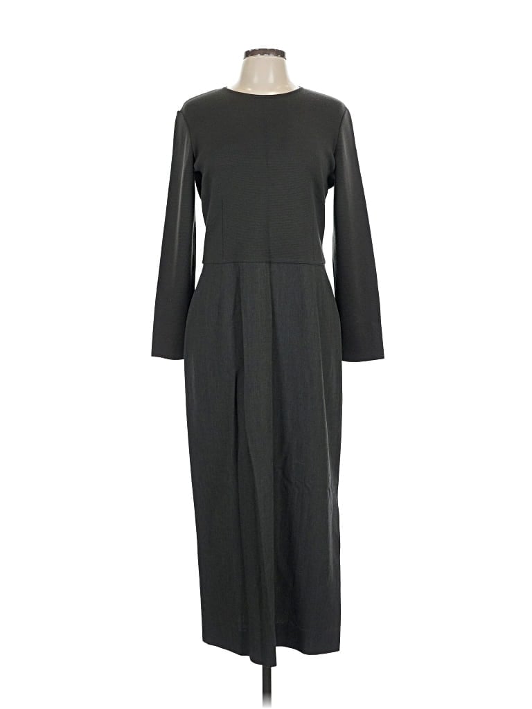 Pre-owned Jaeger Casual Dress In Gray