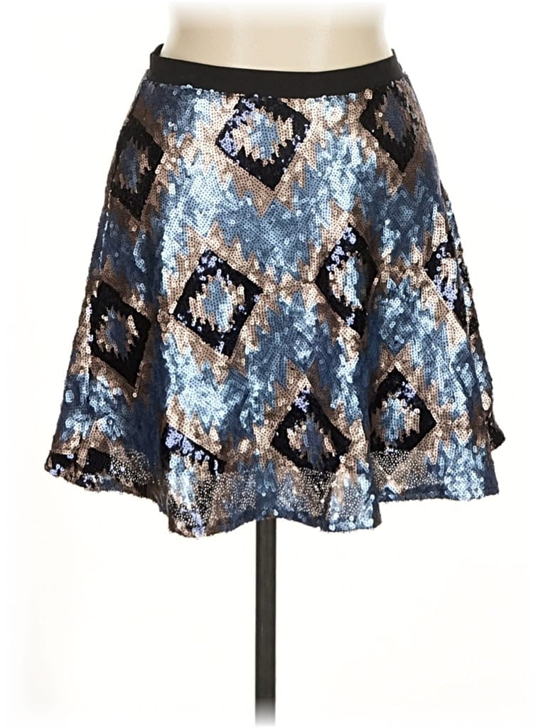 Pre-owned Lily White Casual Skirt In Blue