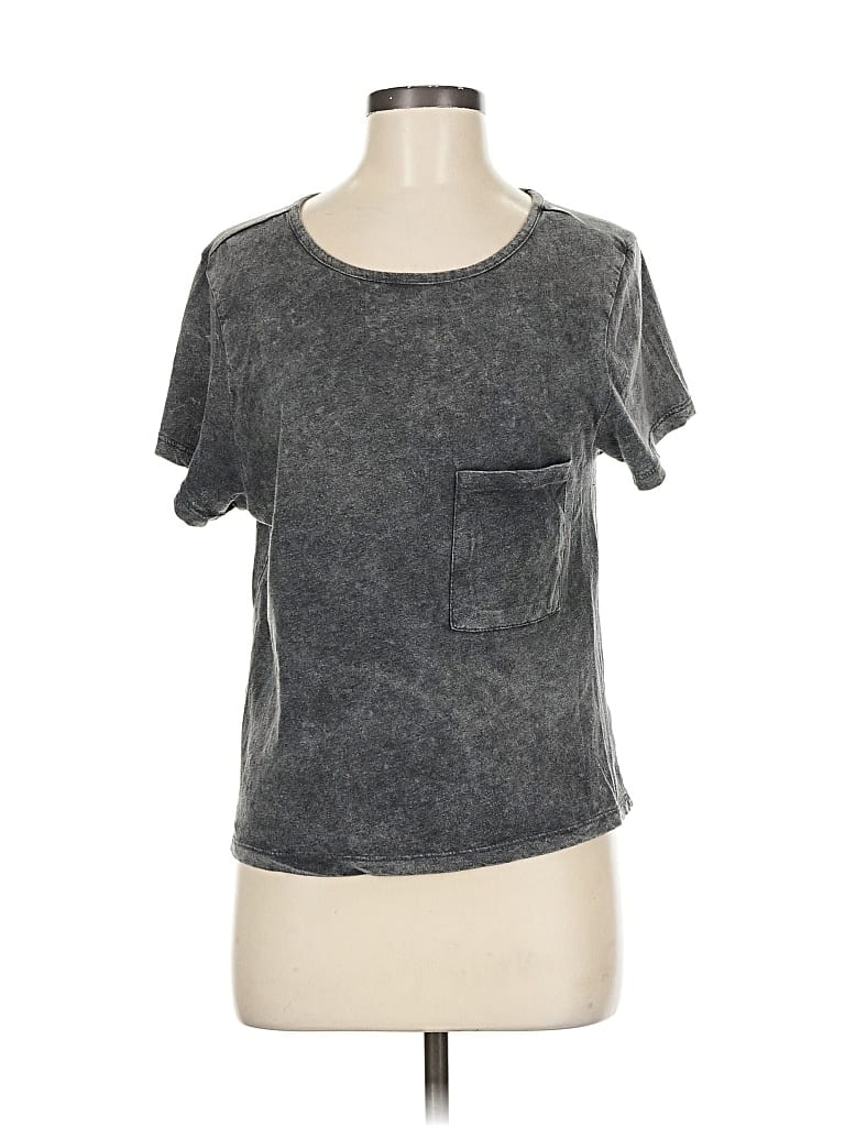 Pre-owned Threads 4 Thought Short Sleeve Top Gray Scoop Neck Tops