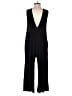 Loving People Solid Black Jumpsuit Size M - photo 2