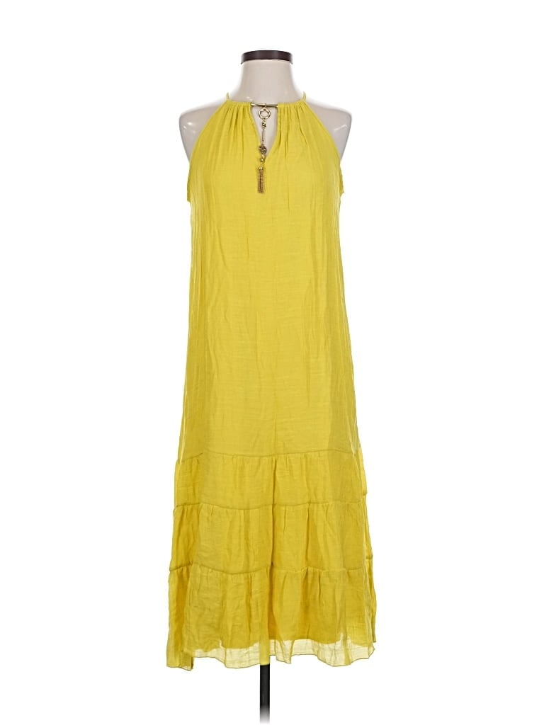 Pre-owned Mlle Gabrielle Casual Dress In Yellow