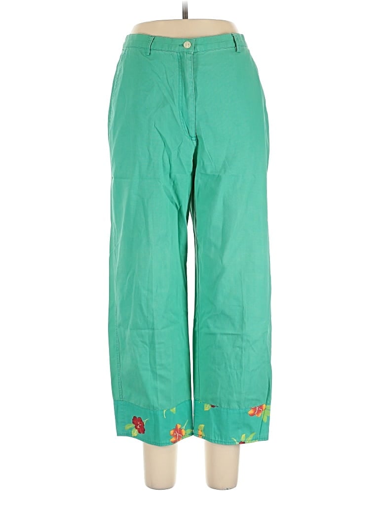 Pre-owned Susan Bristol Casual Pants In Green
