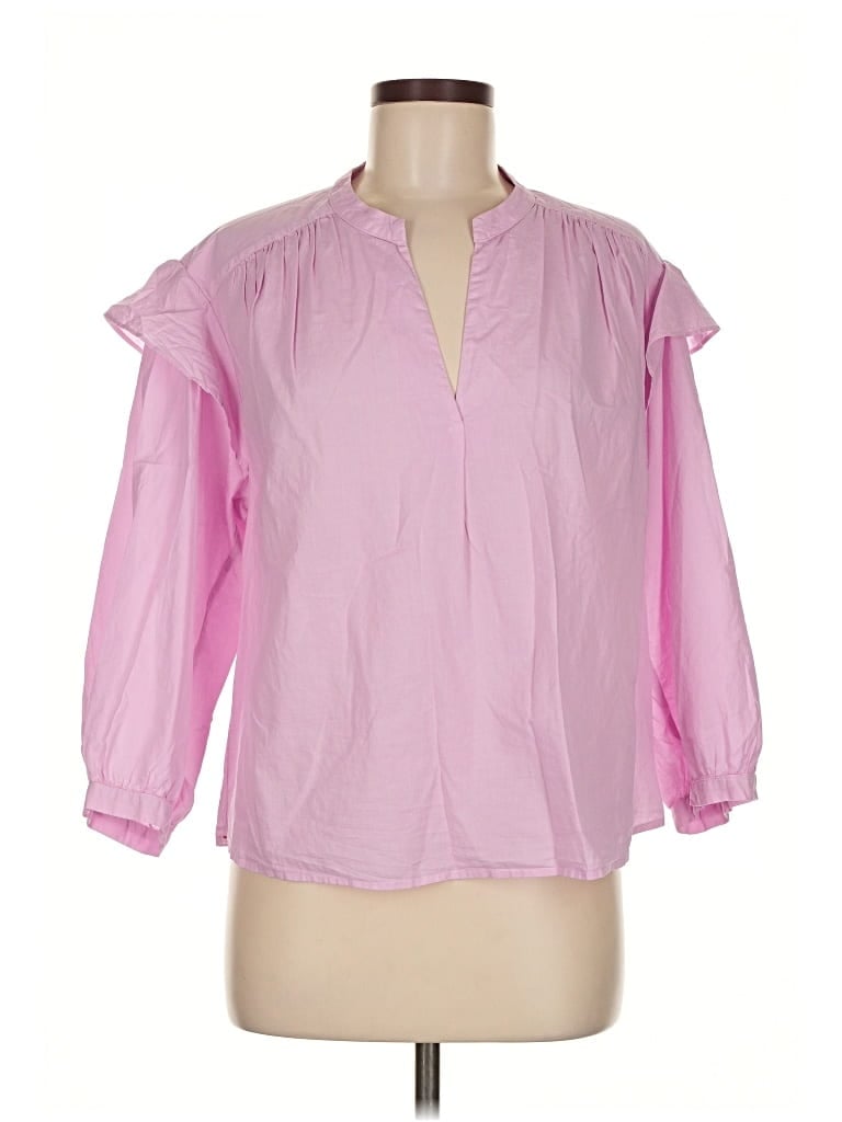 Pre-owned Xirena 3/4 Sleeve Blouse In Pink
