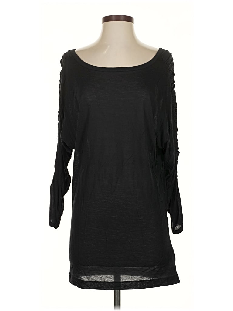 Pre-owned Soft Joie 3/4 Sleeve T-shirt In Black