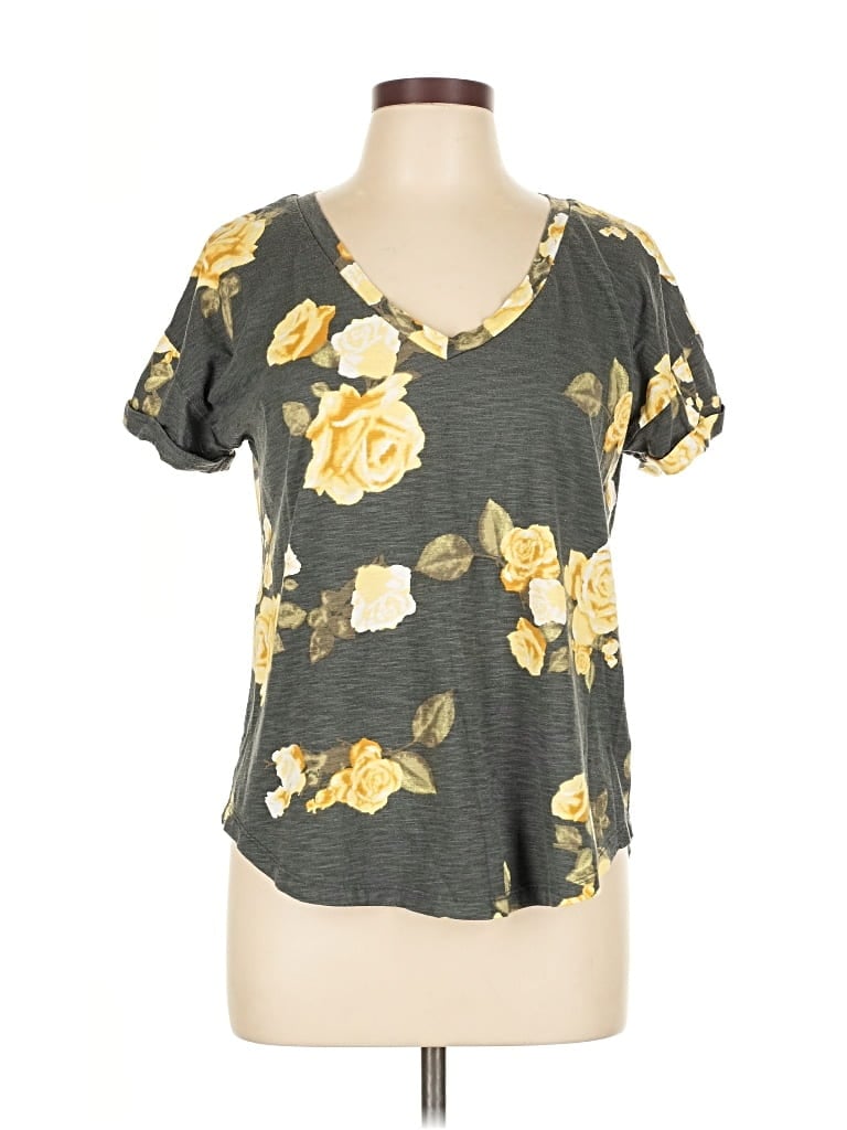 Pre-owned 24/7 Maurices Short Sleeve T-shirt In Gray