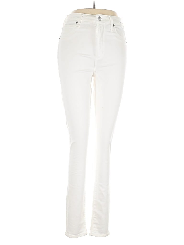 Pre-owned Abercrombie & Fitch Jeans In White