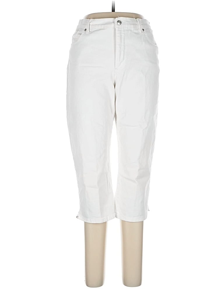 Pre-owned Gloria Vanderbilt Jeans In White