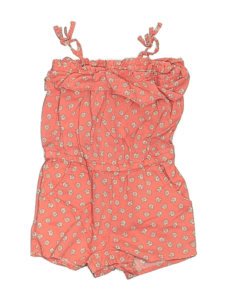 Pre-owned Oshkosh B'gosh Kids' Romper In Orange