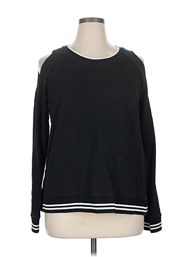 Pre-owned Polo Ralph Lauren Pullover Sweater In Black