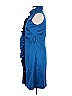 Eliza J Blue Cocktail Dress Size 12 - photo 5
