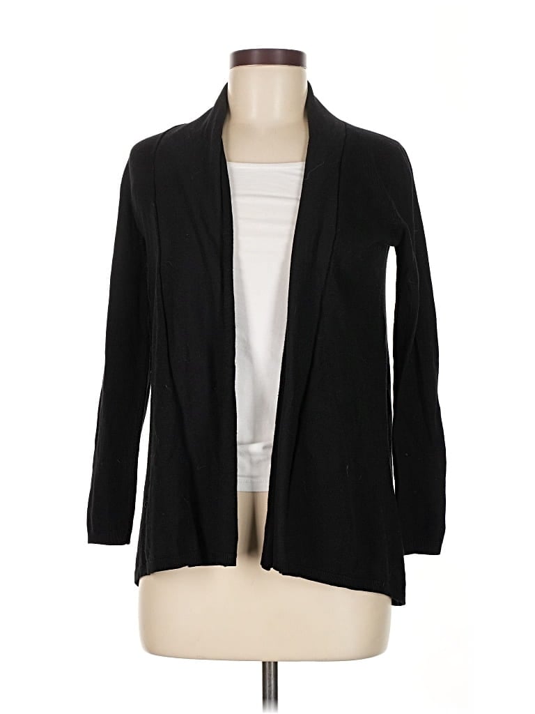 Pre-owned Zara Cardigan Sweater In Black