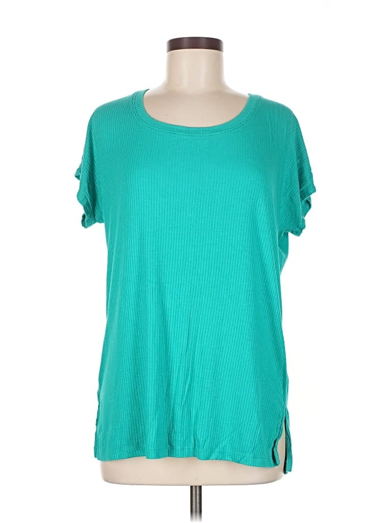 Pre-owned Felina Short Sleeve T-shirt In Blue