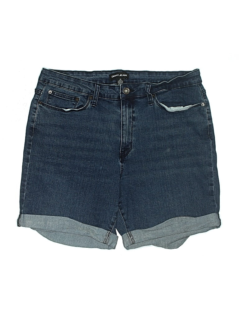 Pre-owned Dkny Jeans Denim Shorts In Blue
