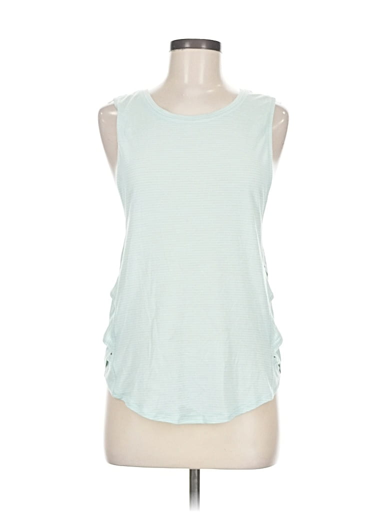 Pre-owned Unbranded Sleeveless T-shirt In Blue