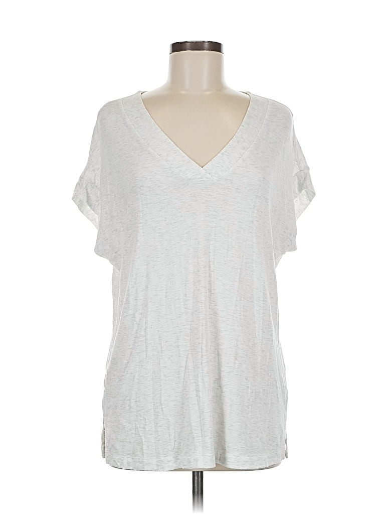 Pre-owned Cabi Short Sleeve T-shirt In Silver