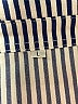Unbranded 100% Polyester Stripes Blue Long Sleeve Blouse Size L - photo 7