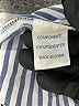 Unbranded 100% Polyester Stripes Blue Long Sleeve Blouse Size L - photo 8