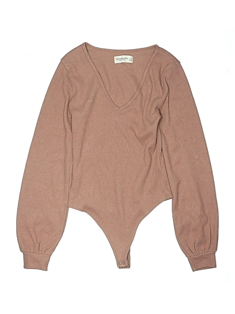 Pre-owned Abercrombie & Fitch Bodysuit In Brown