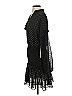 Aqua 100% Polyester Polka Dots Black Cocktail Dress Size S - photo 5