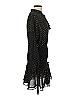 Aqua 100% Polyester Polka Dots Black Cocktail Dress Size S - photo 4