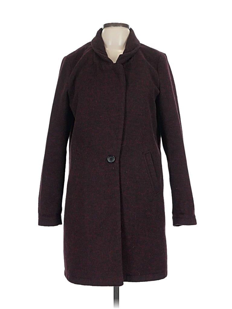 Pre-owned Maison Scotch Coat In Burgundy