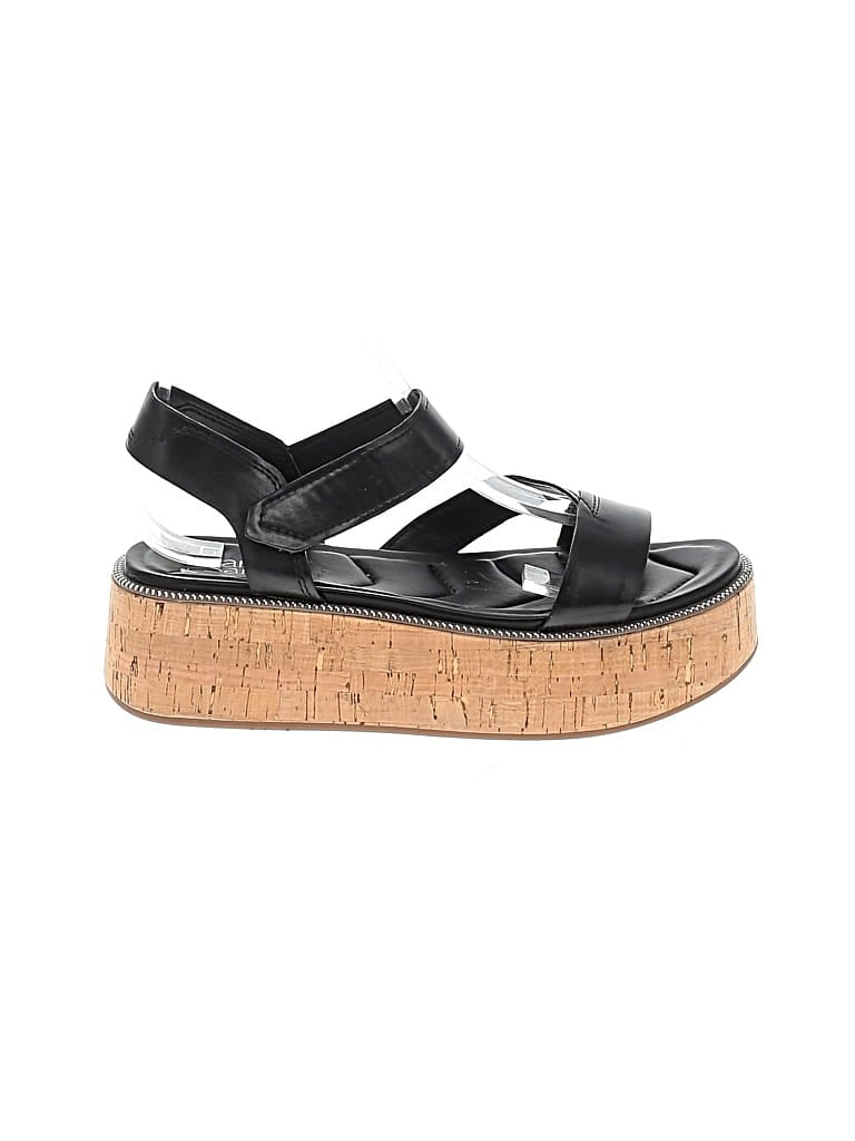 Pre-owned Franco Sarto Sandals In Black
