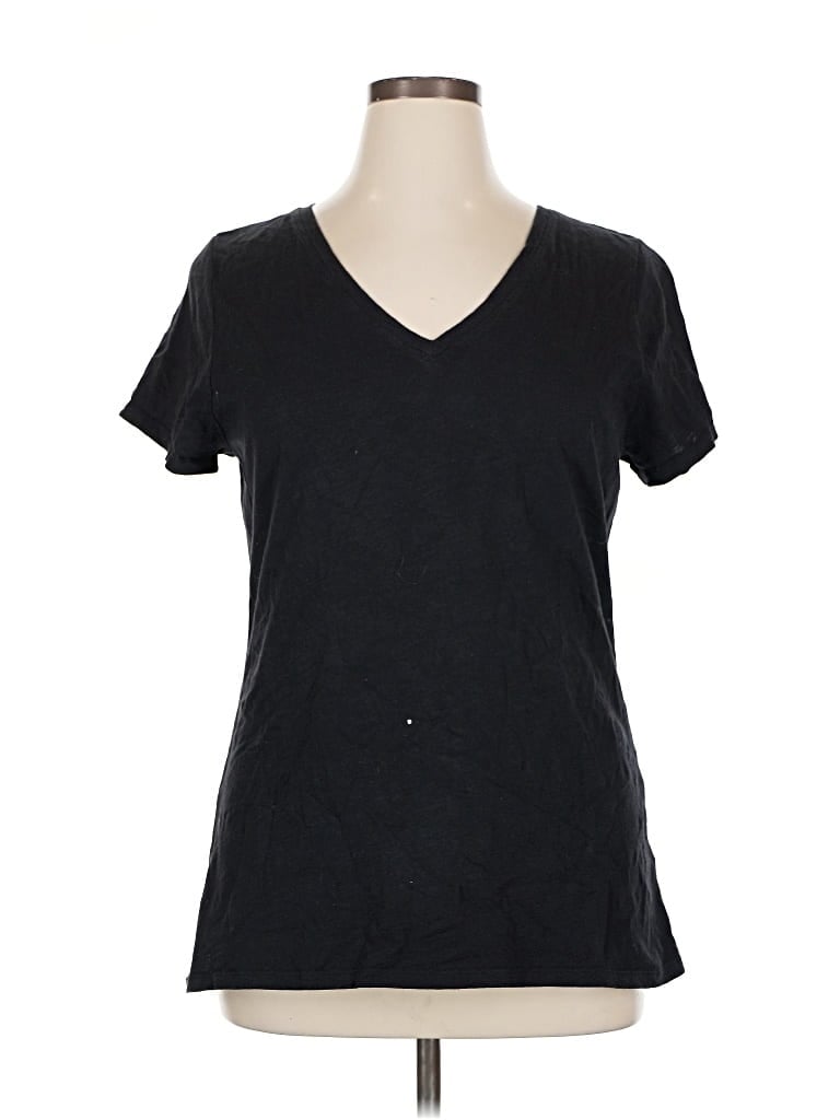 Pre-owned Tommy Hilfiger Short Sleeve T-shirt In Black