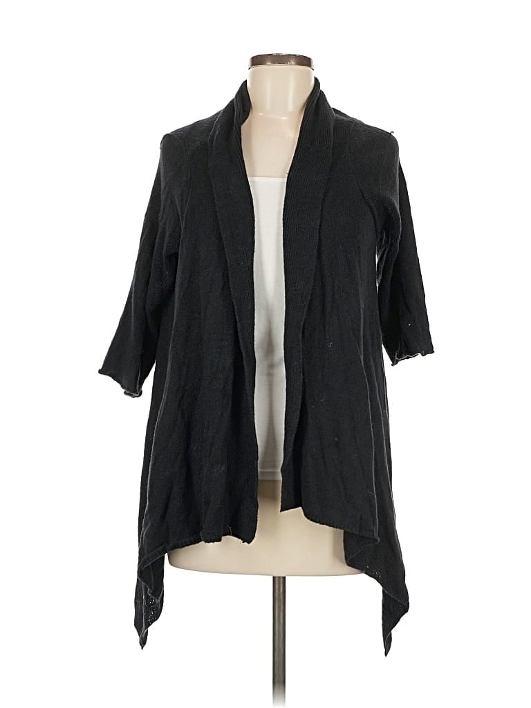 Pre-owned Jjill Cardigan Sweater In Black