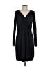 Three Dots Solid Black Casual Dress Size M - photo 1