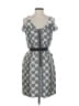 Leifsdottir Polka Dots Gray Casual Dress Size 4 - photo 2