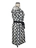 Leifsdottir Polka Dots Gray Casual Dress Size 4 - photo 4