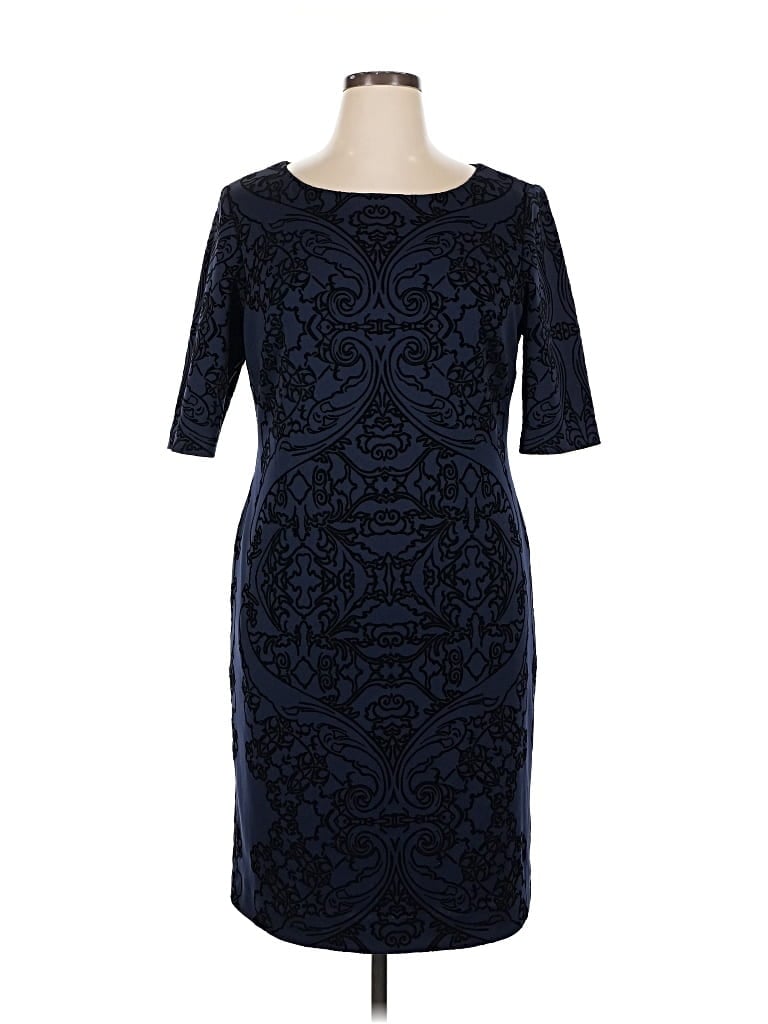 Pre-owned Tahari By Asl Cocktail Dress In Blue