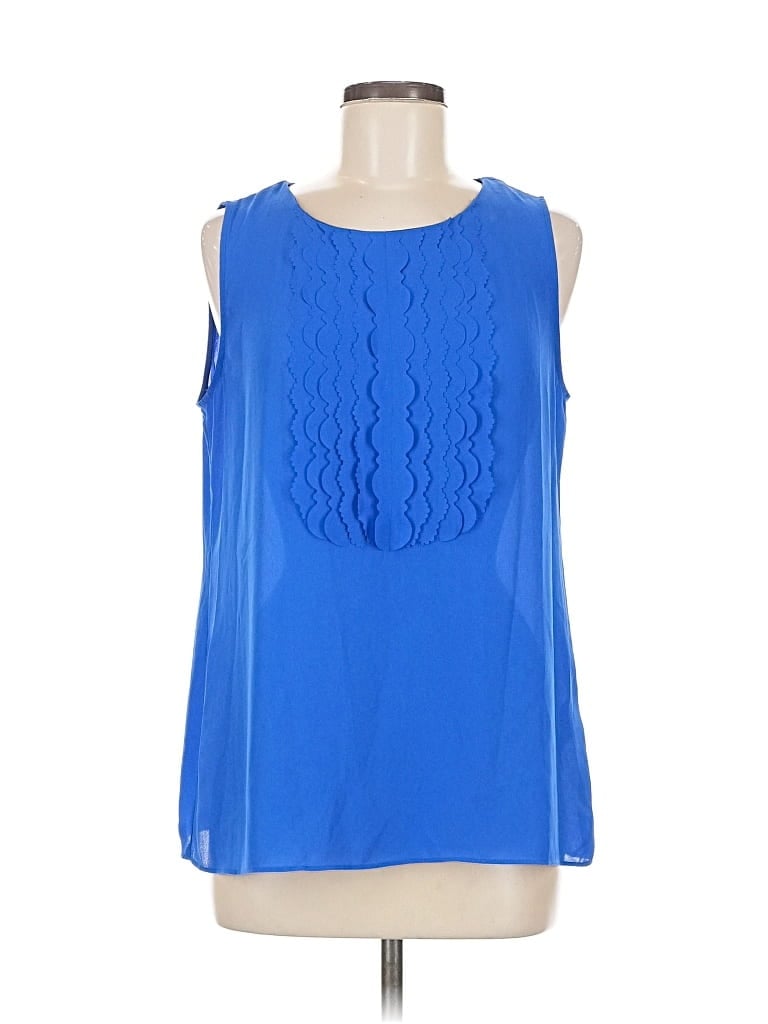 Pre-owned Banana Republic Sleeveless T-shirt In Blue