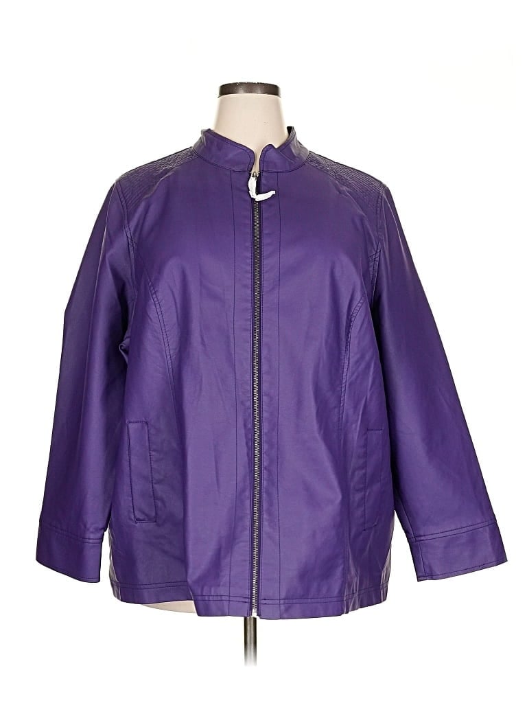 Pre-owned Cj Banks Raincoat In Purple
