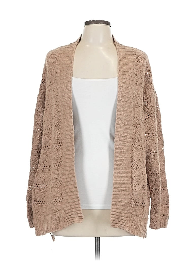 Pre-owned Sonoma Goods For Life Cardigan Sweater In Brown