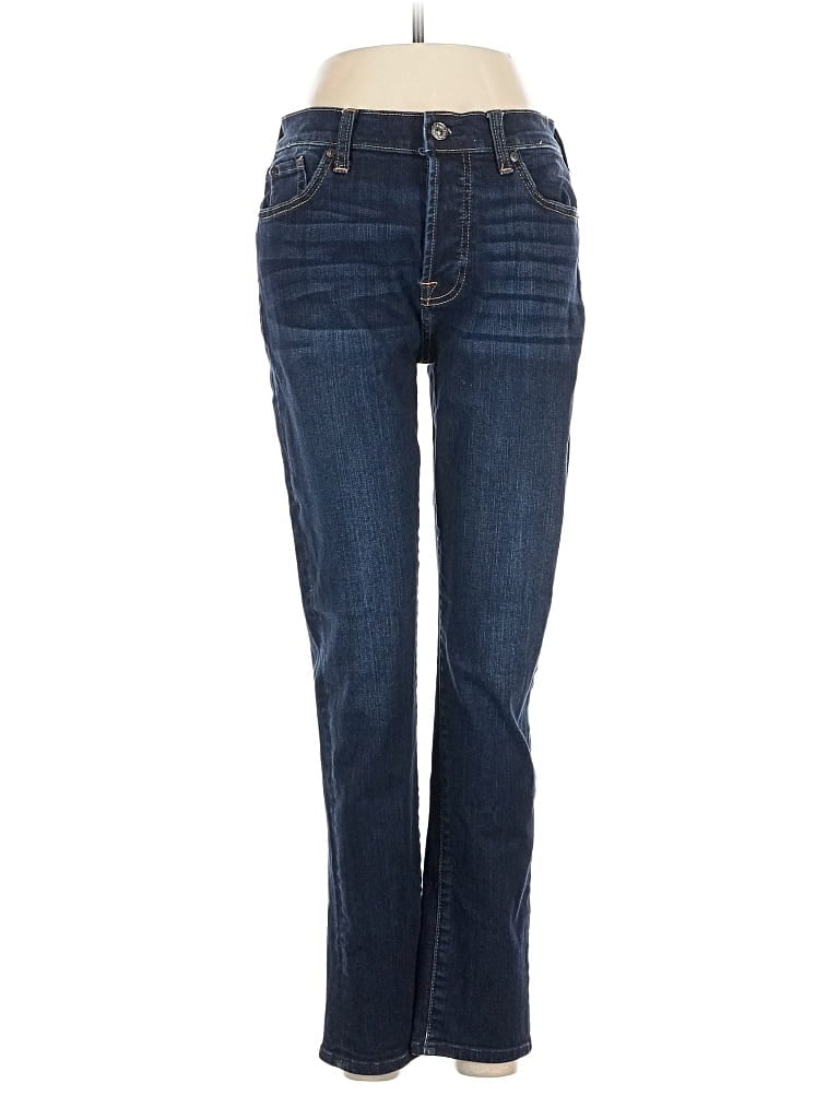 Pre-owned 7 For All Mankind Jeans In Blue