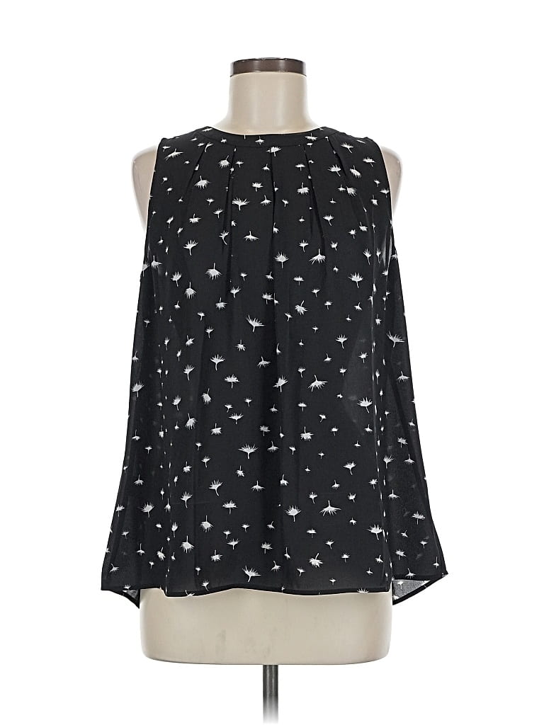 Pre-owned Daniel Rainn Sleeveless Blouse In Black