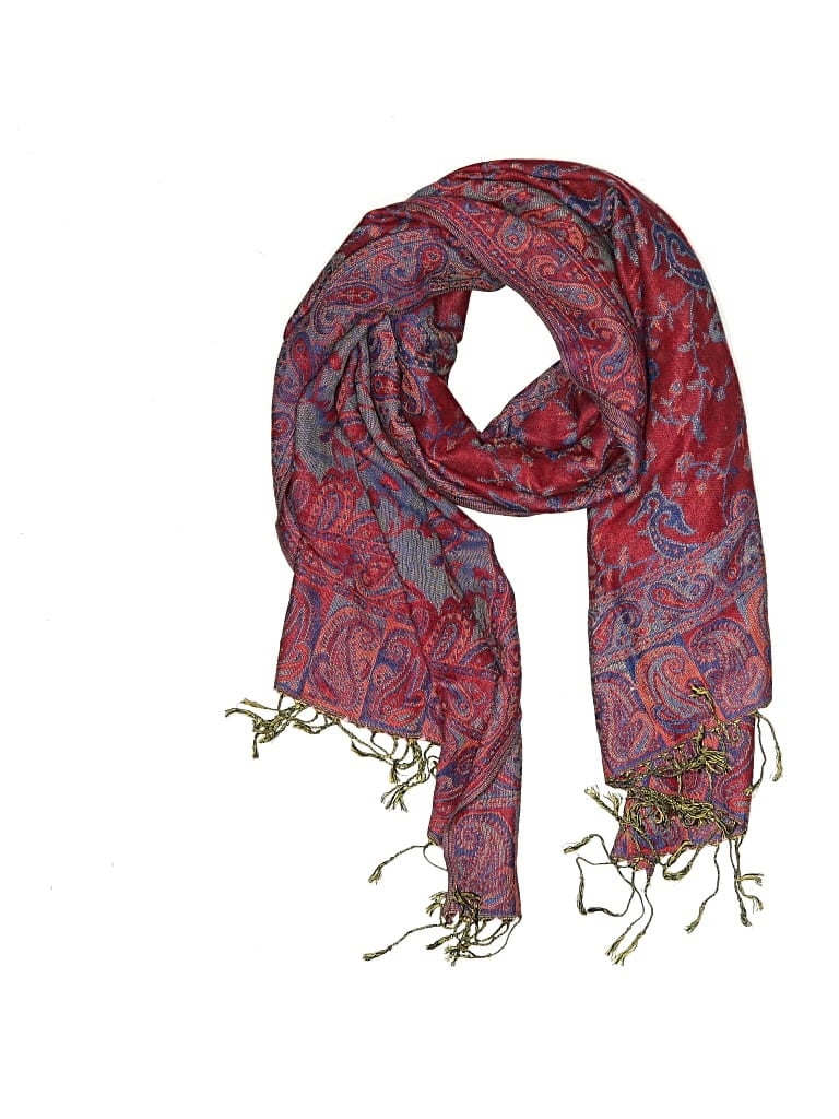 Pre-owned Unbranded Scarf In Blue