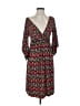 Max Studio Print Red Casual Dress Size S - photo 1