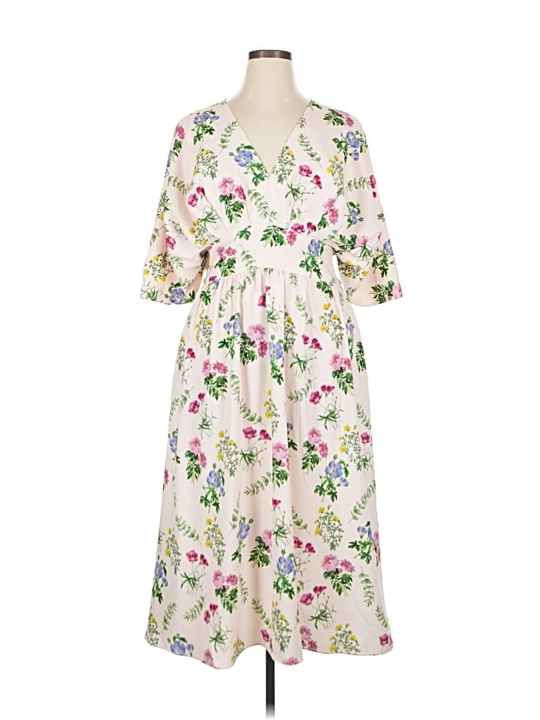 Pre-owned Alexia Admor Casual Dress In White