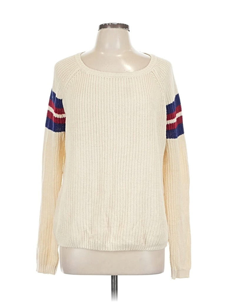 Pre-owned Forever 21 Pullover Sweater In White
