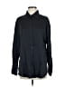 LACAUSA 100% Rayon Black Long Sleeve Button-Down Shirt Size XS - photo 1