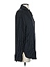 LACAUSA 100% Rayon Black Long Sleeve Button-Down Shirt Size XS - photo 4