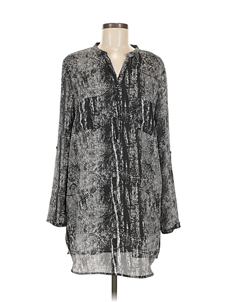 Pre-owned Mittoshop Long Sleeve Blouse In Black