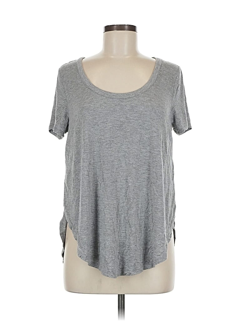 Pre-owned Chaser Short Sleeve T-shirt In Gray