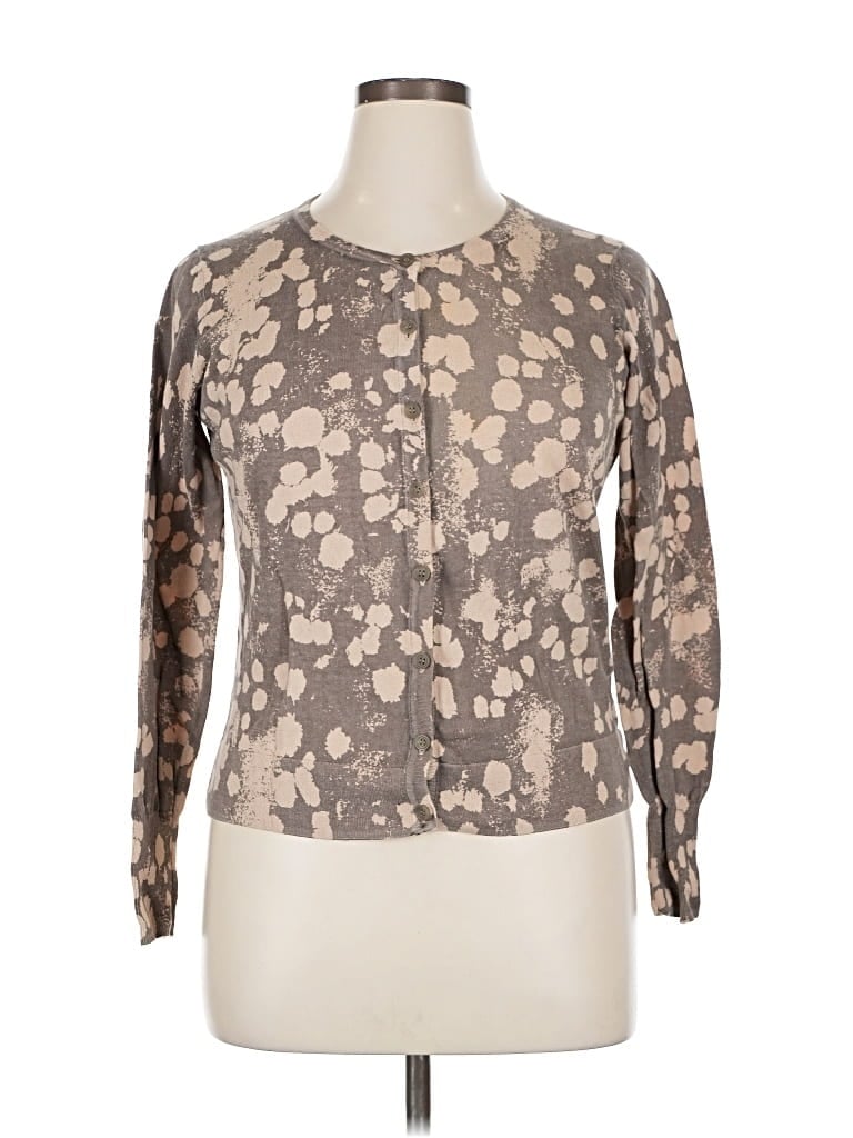 Pre-owned Simply Vera Vera Wang Cardigan Sweater In Brown