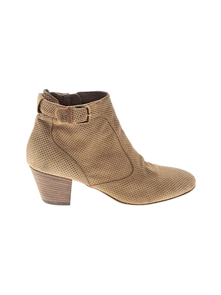 Pre-owned Aquatalia Ankle Boots In Brown