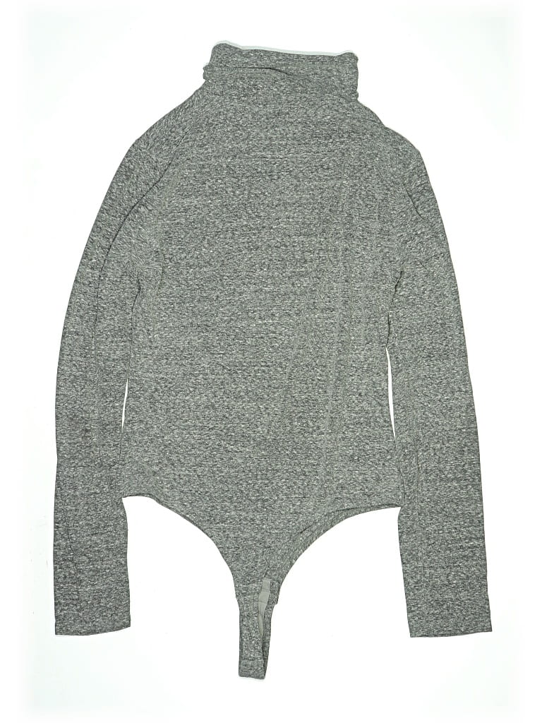 Pre-owned Madewell Bodysuit In Gray