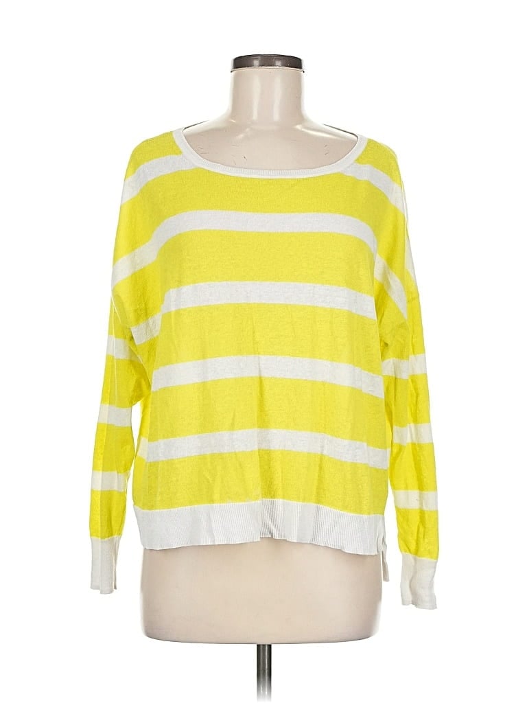 Pre-owned Cabi Pullover Sweater In Yellow