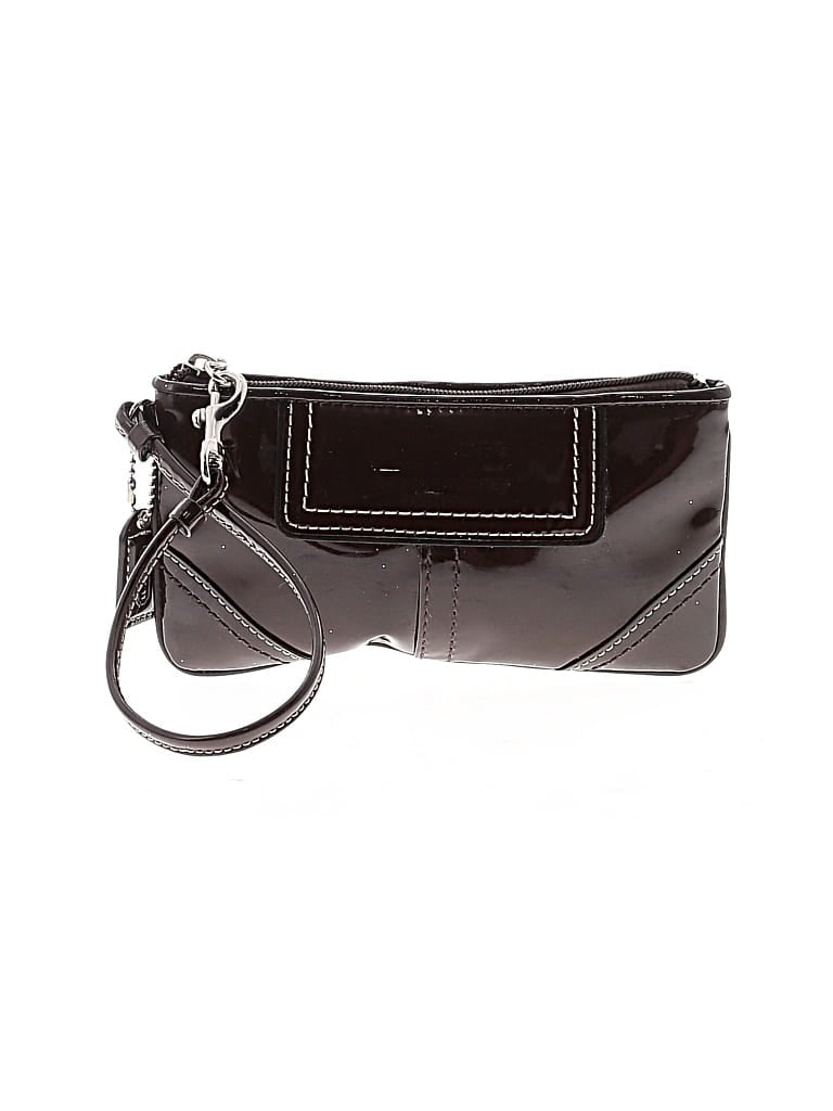 Pre-owned Coach Factory Wristlet In Brown